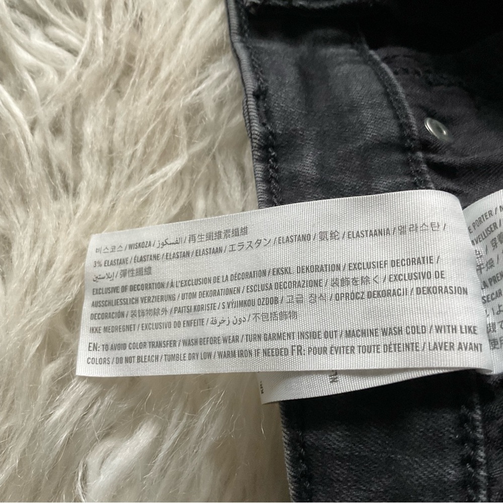 Abercrombie Simone High Rise Ankle Notched Hem Jeans - Picture 5 of 6